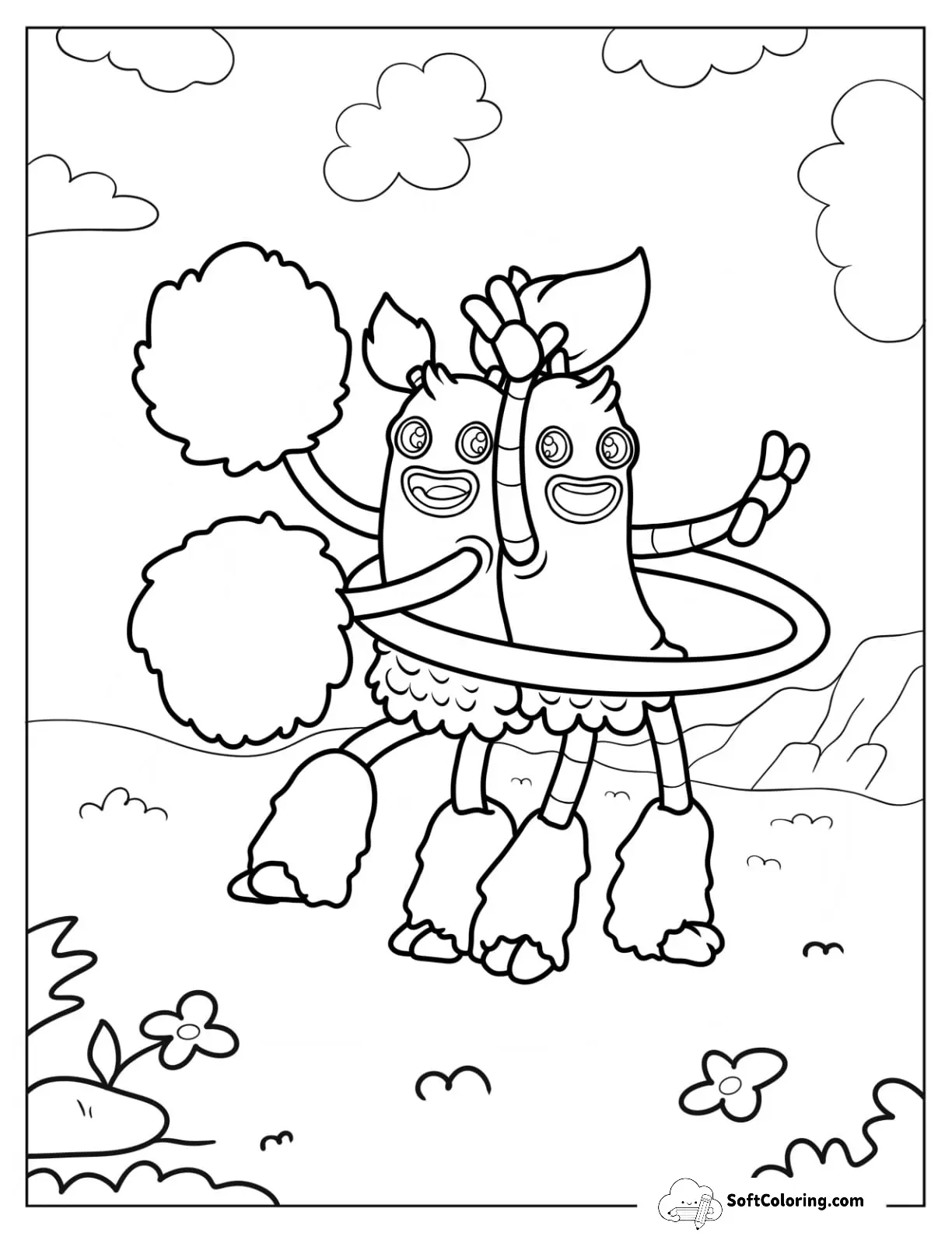 Pompom And Hoola Dancing For Kids