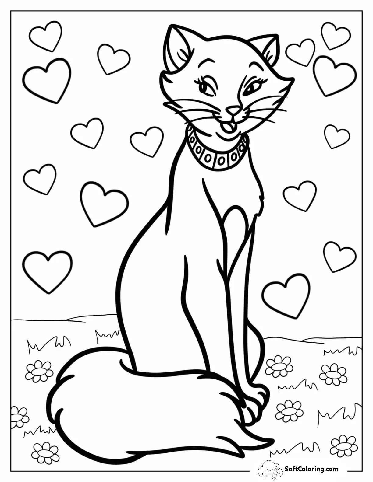 Pretty Duchess With Hearts