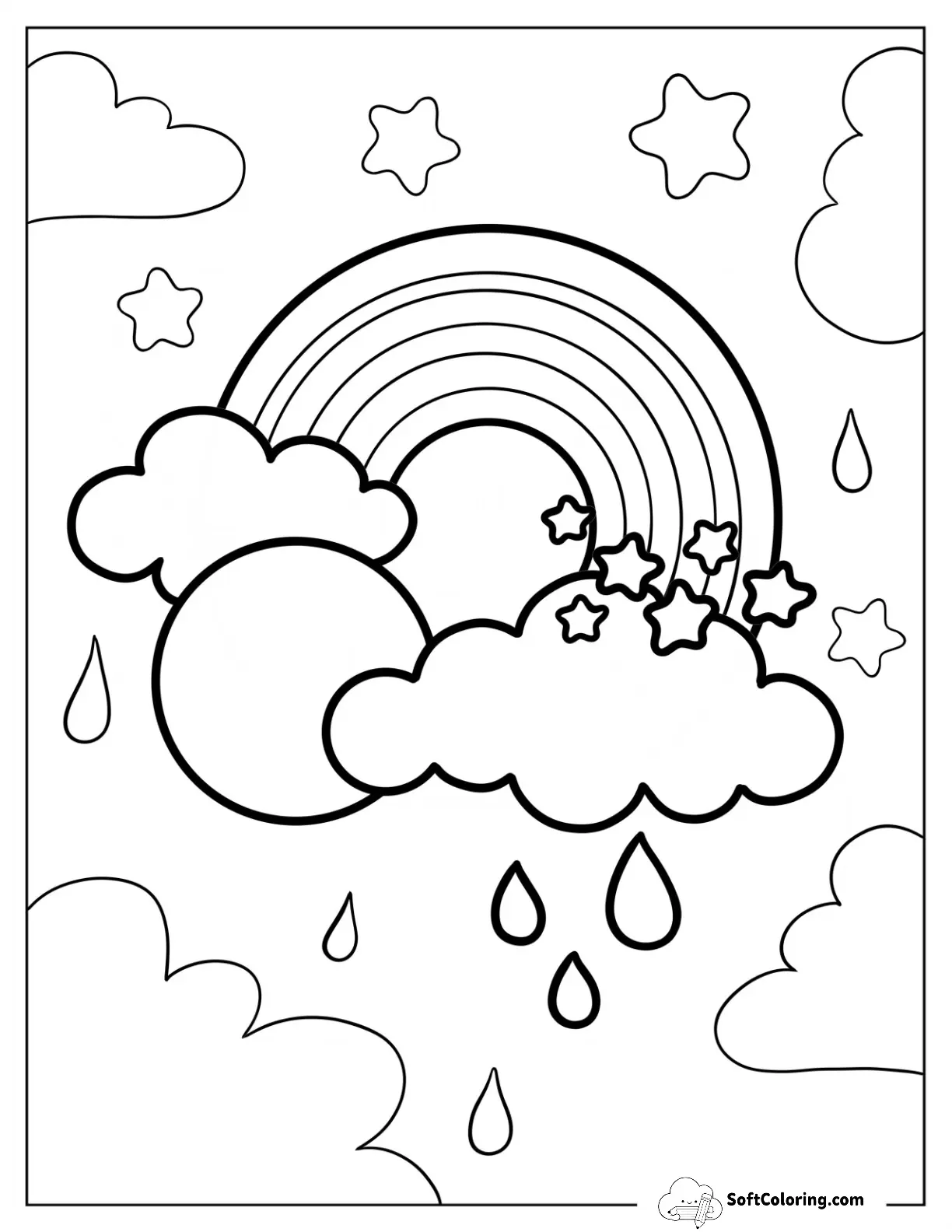 Raindrops And Rainbows For Preschoolers