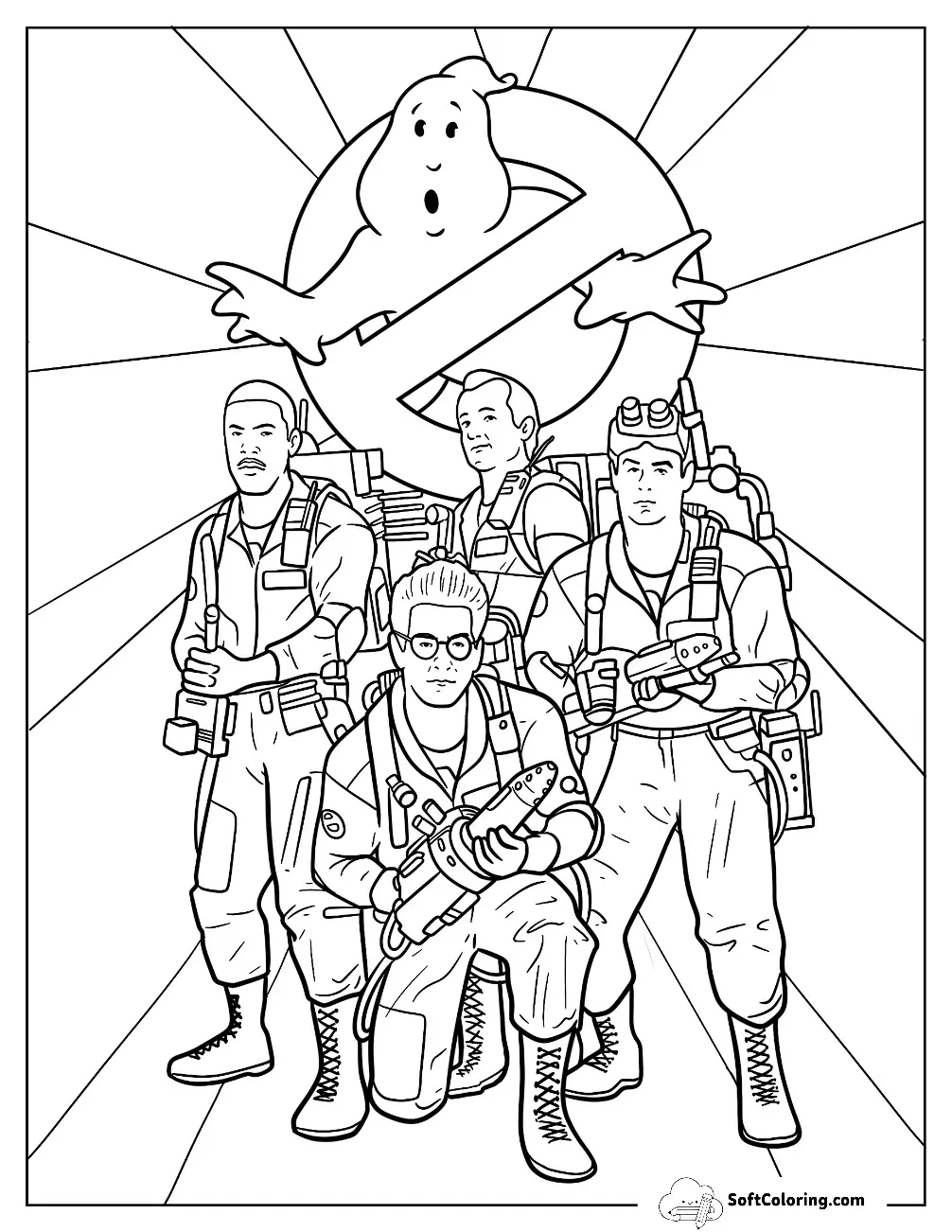Realisitc Ghostbusters Stantz, Venkman, Zeddemore, And Spengler