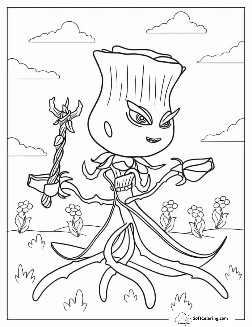 Rose From Plants Vs Zombies