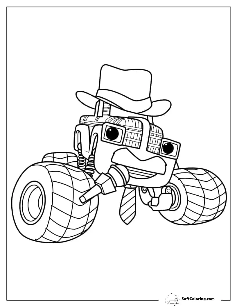 Simple Bump Bumperman To Color
