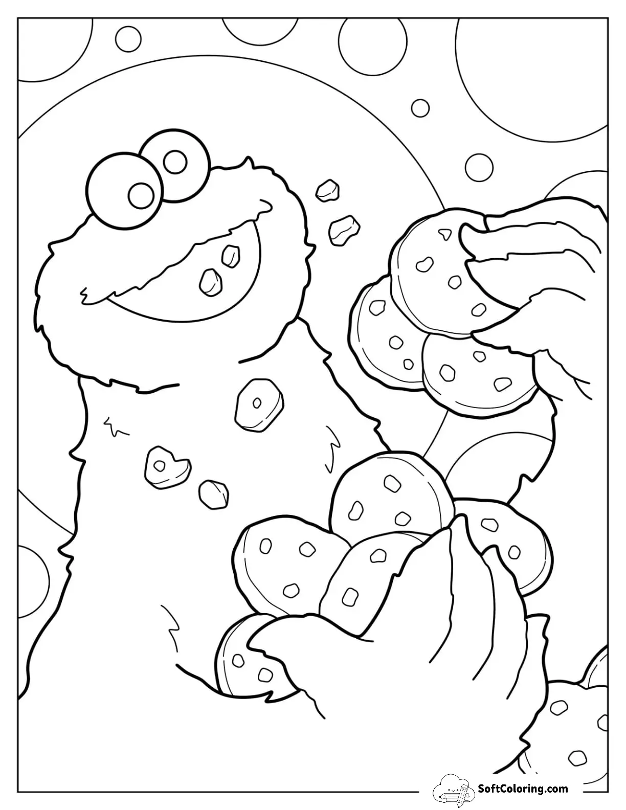 Cookie Monster Coloring Pages