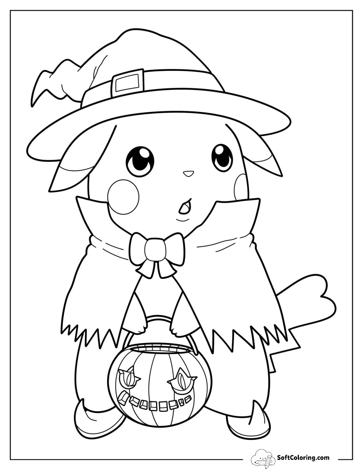 Pikachu Trick Or Treating Halloween Pokemon