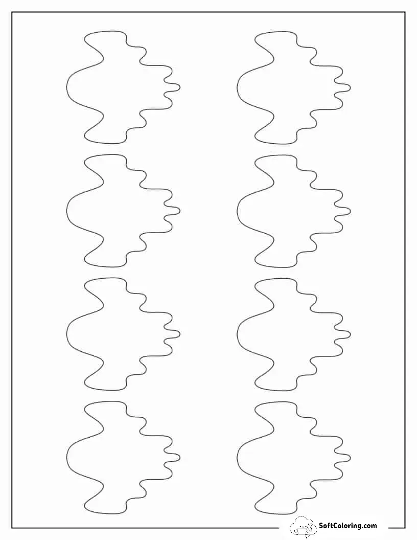 Small Halloween Ghost Template