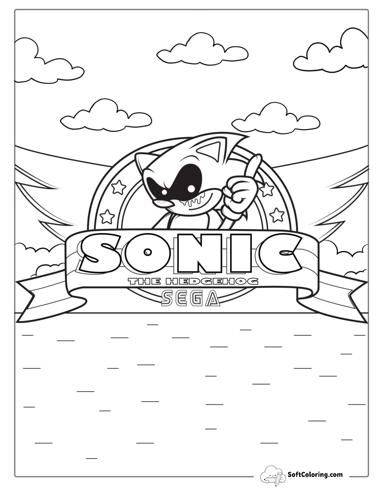 Sonic Exe Logo