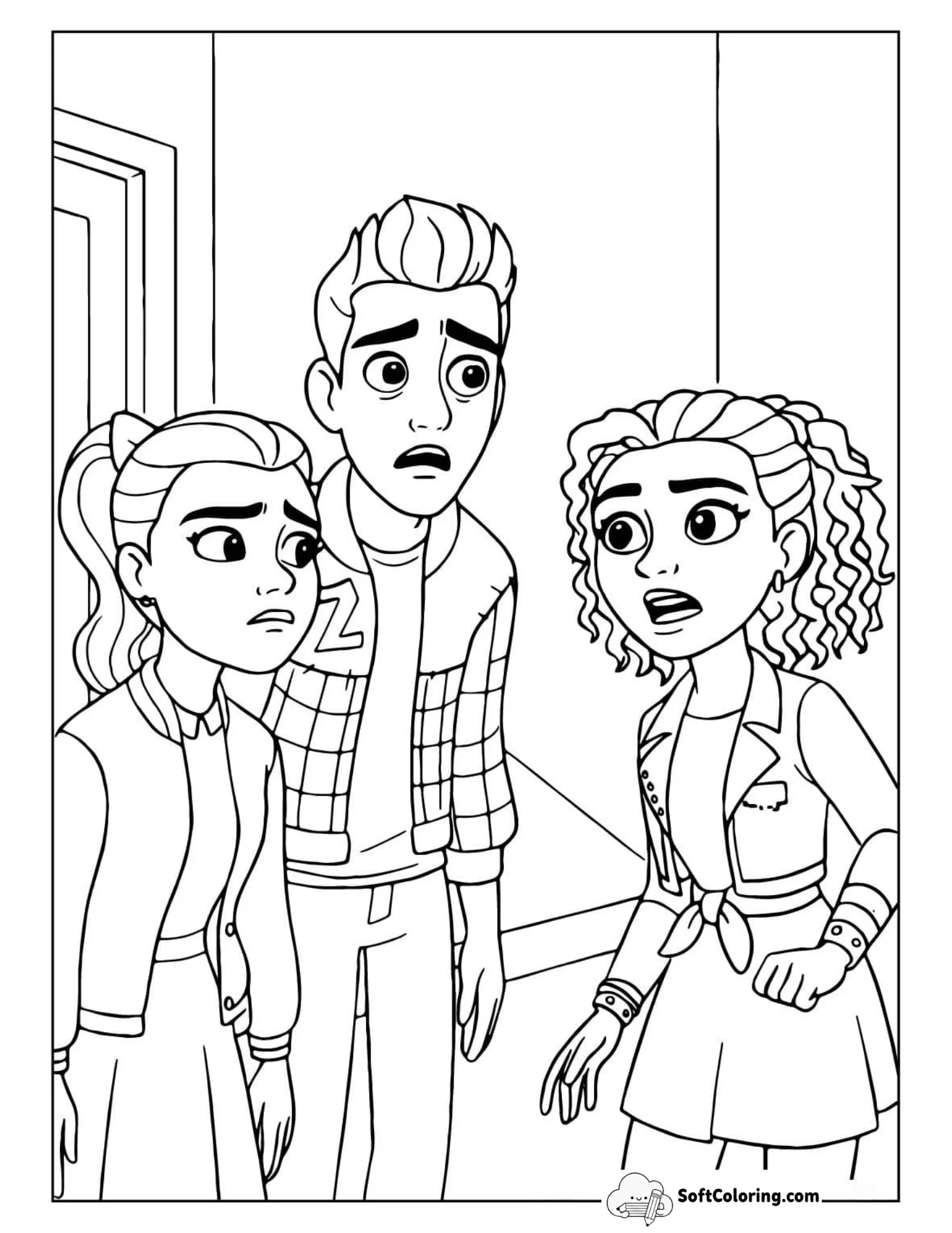 Addison, Zed, And Eliza Surprised