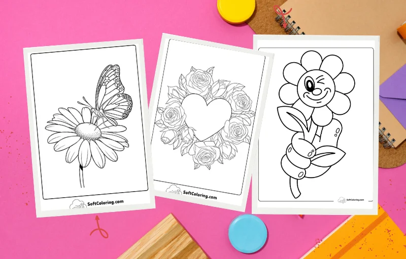 Flowers Coloring Pages