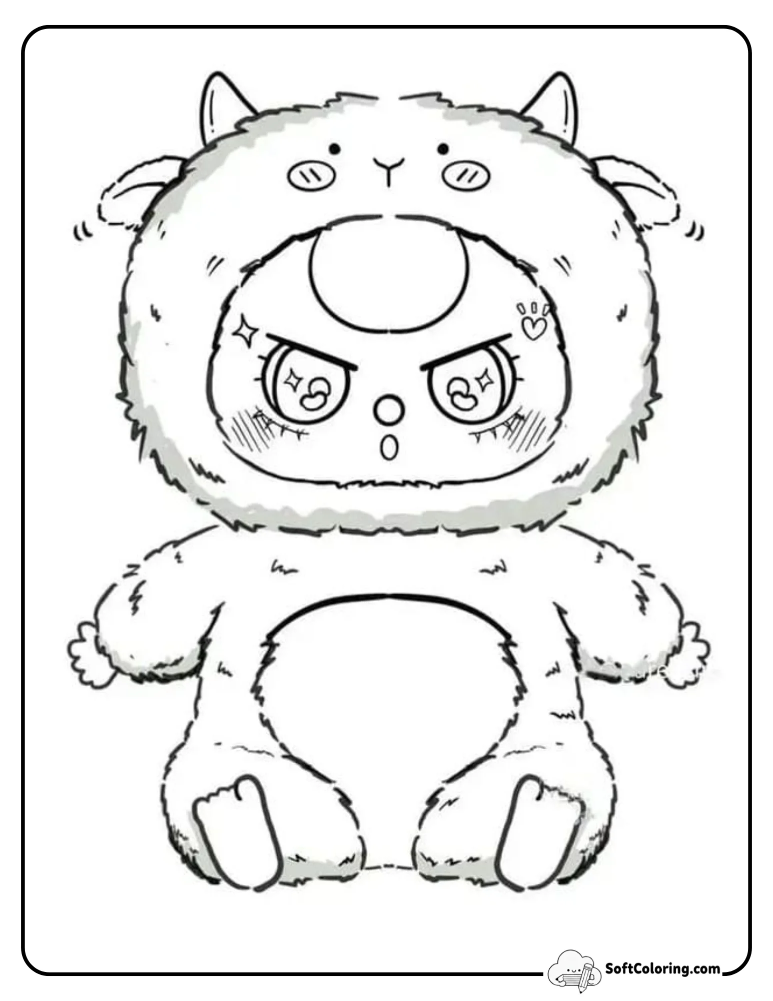 Friendly Baby Three Brown Bear Coloring Sheet