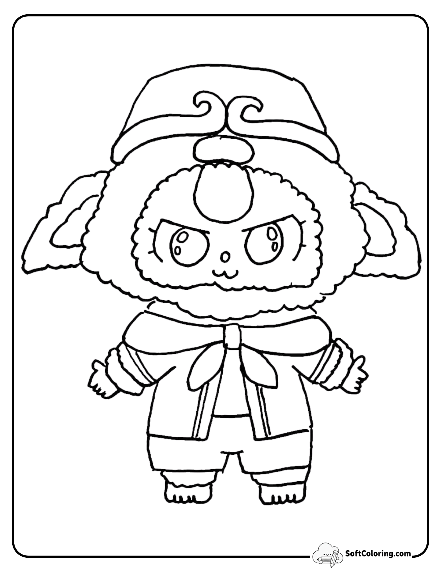 Cute Baby Three Dinosaur Rider Coloring Page