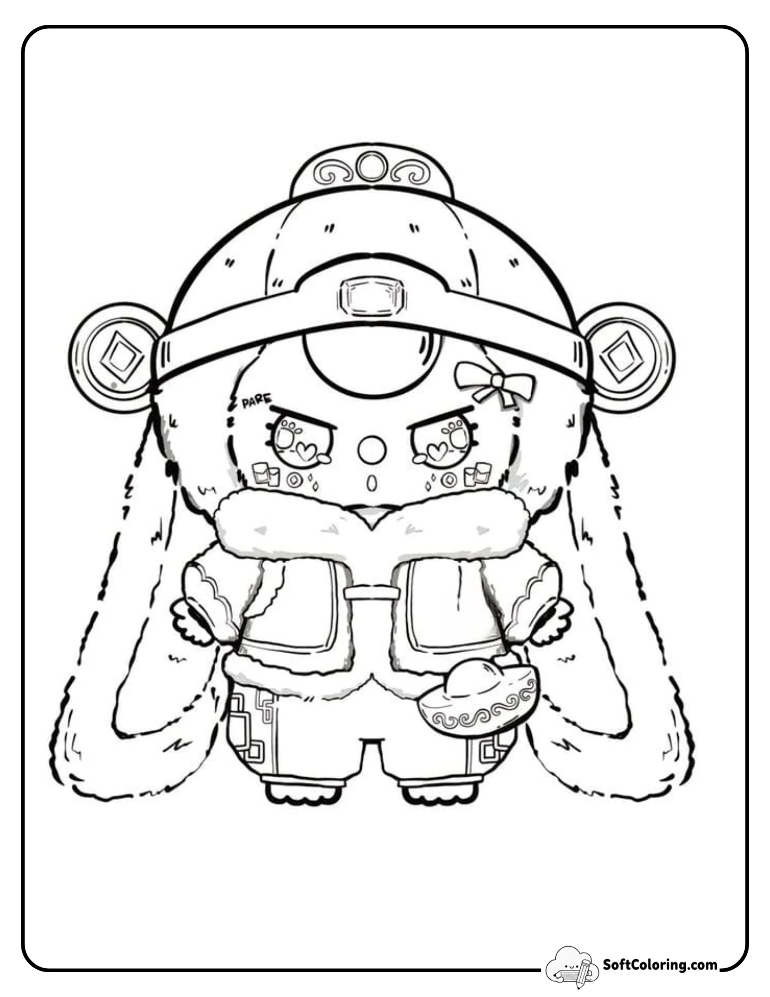 Cute Baby Three Cai Shen Inspired