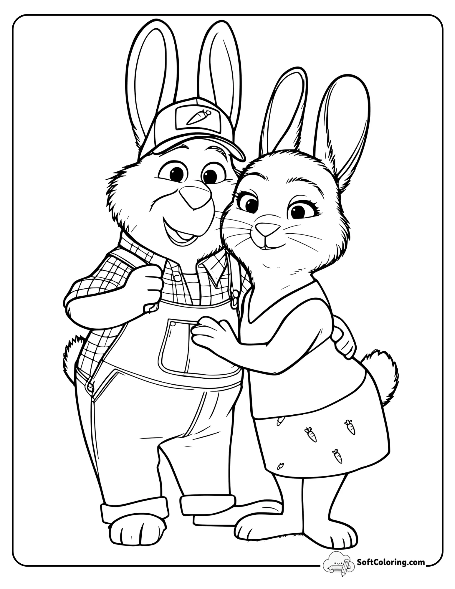 Bonnie And Stu Hopps Rabbit Couple