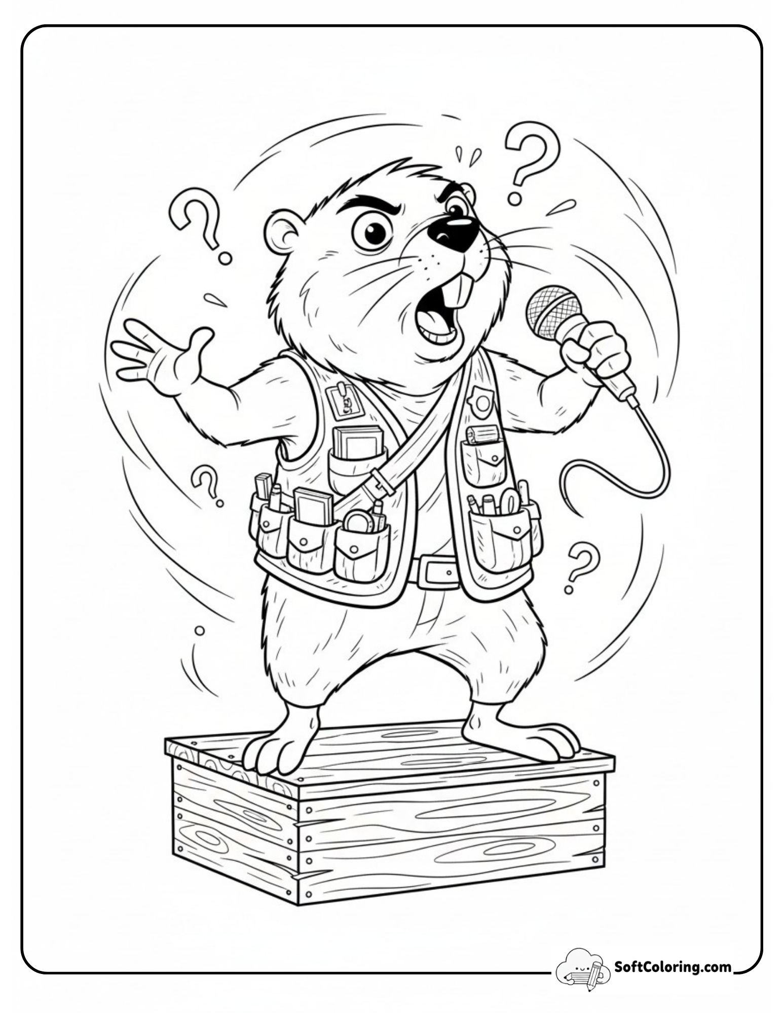 Confused Beaver Reporter