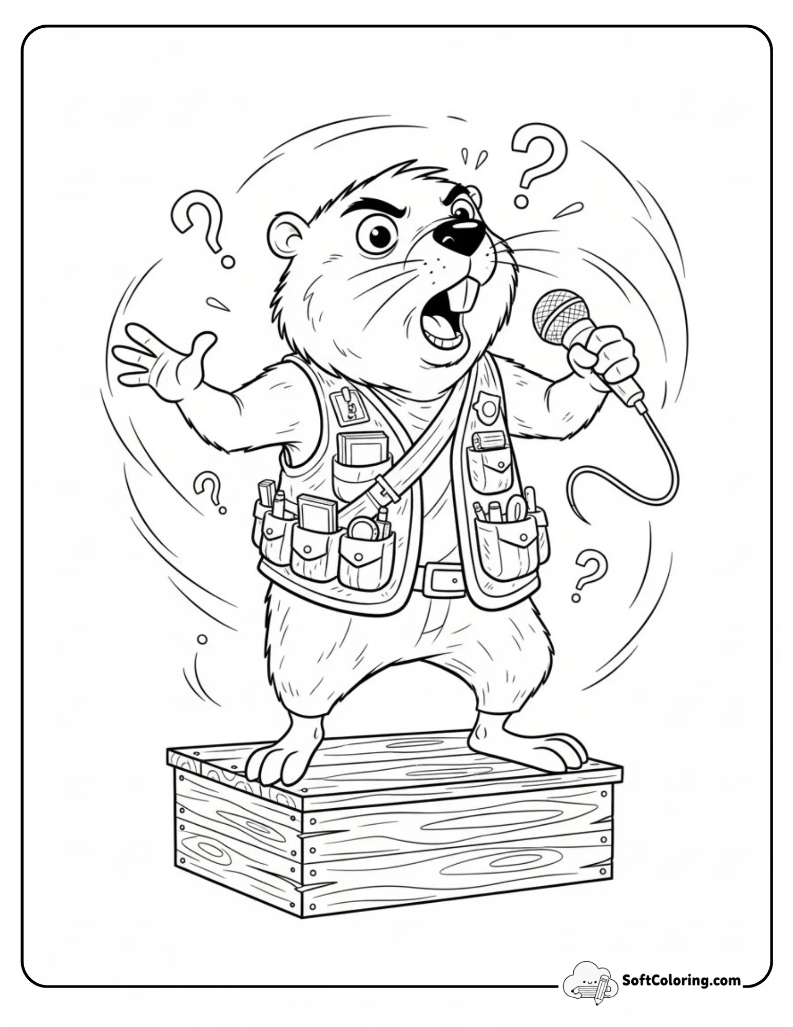 Confused Beaver Reporter