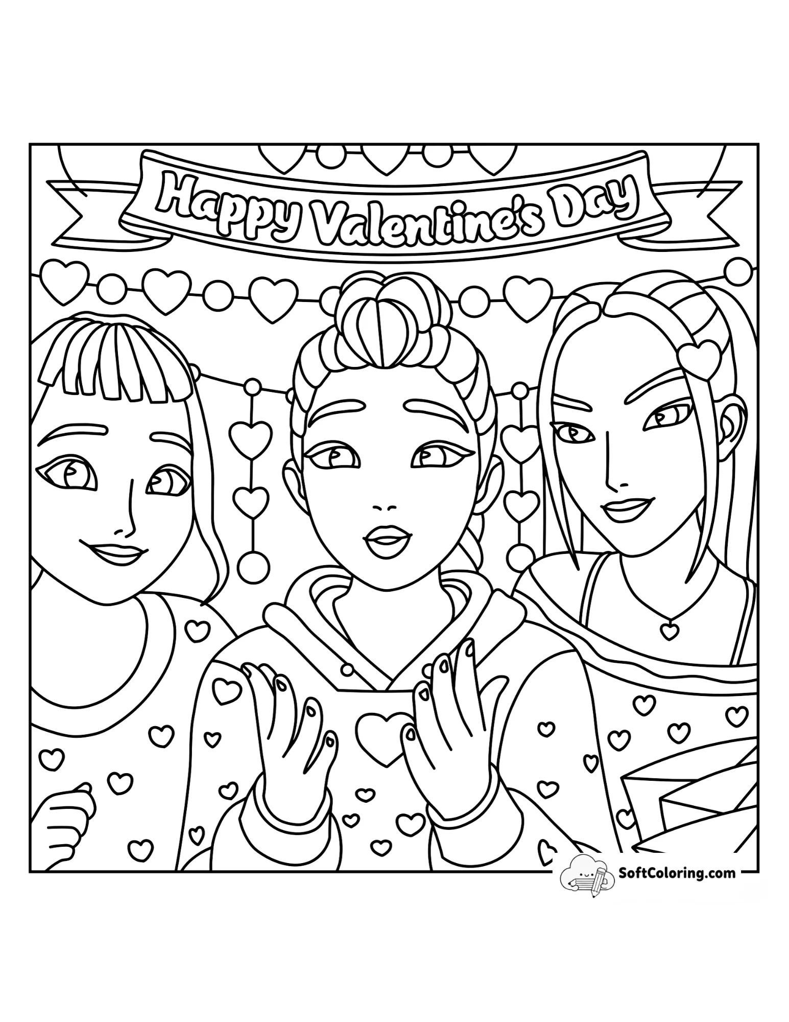 Cozy-Style Rumi, Zoey And Mira Valentine’s Day