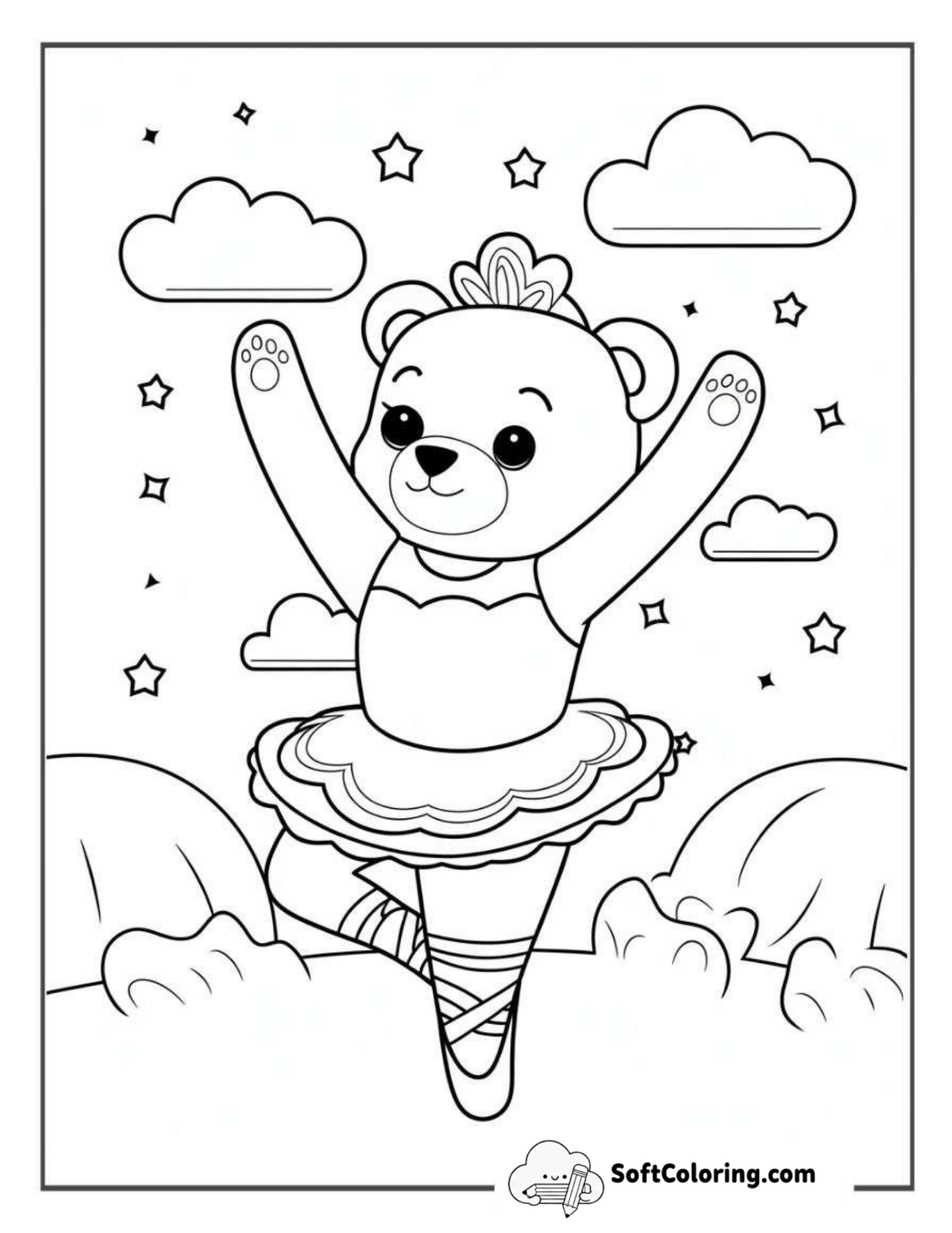 Dancing Bear Ballerina
