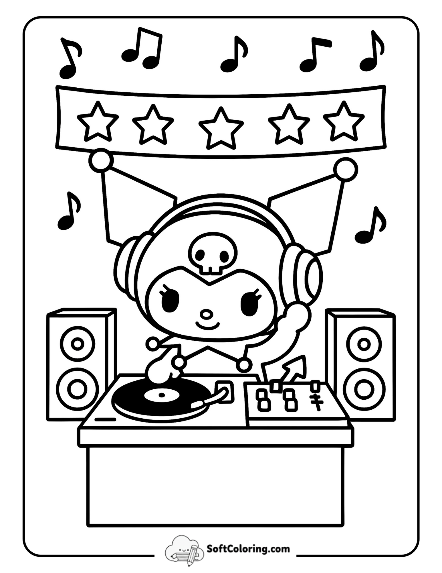 Dj Kuromi At The Neon Booth