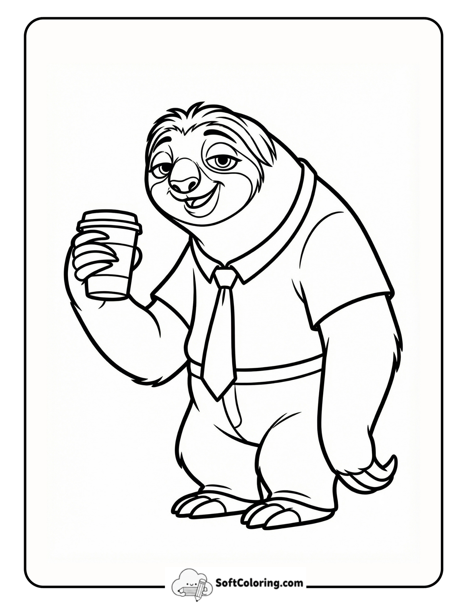 Flash Holding His Coffee