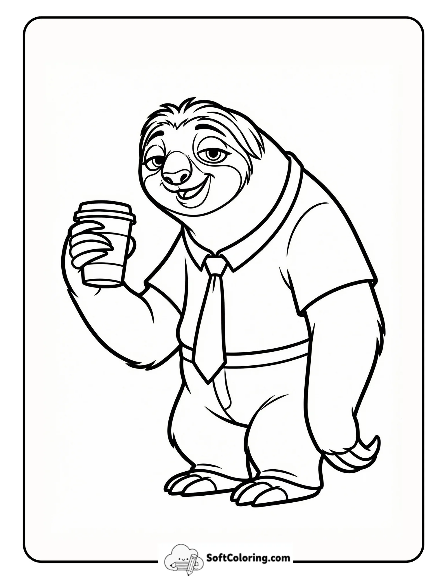 Flash Holding His Coffee