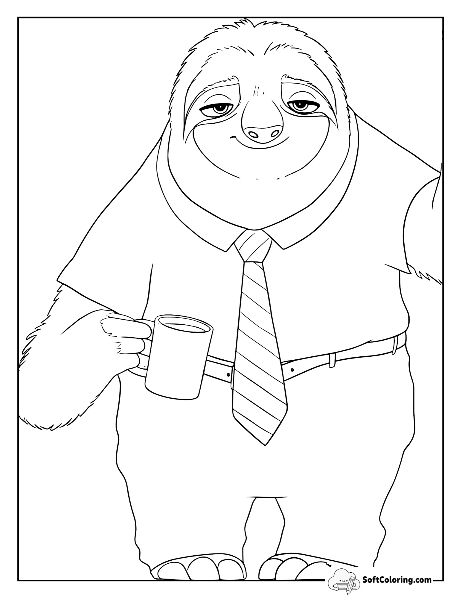 Flash The Sloth Is Fully Caffeinated