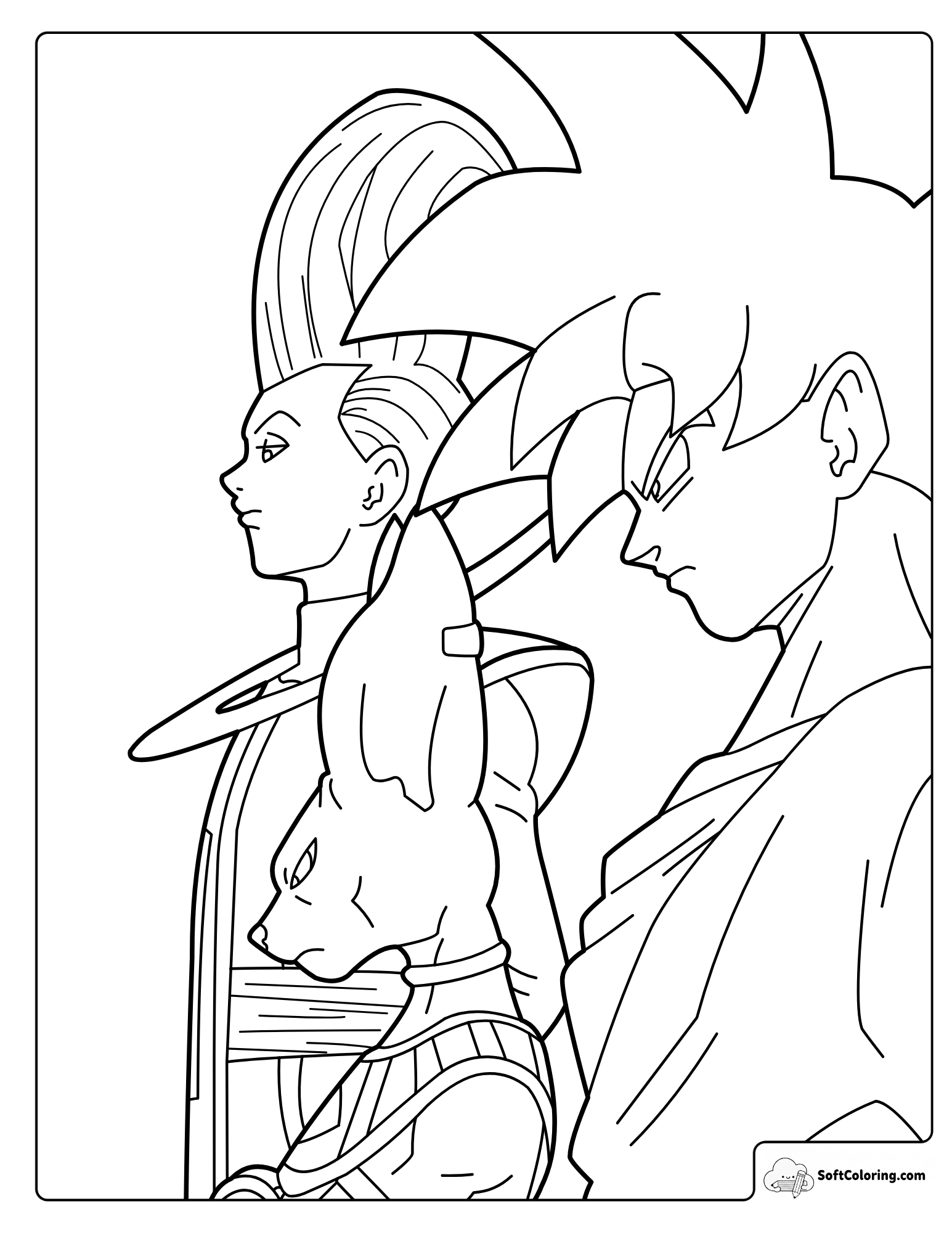 Goku, Beerus And Whis
