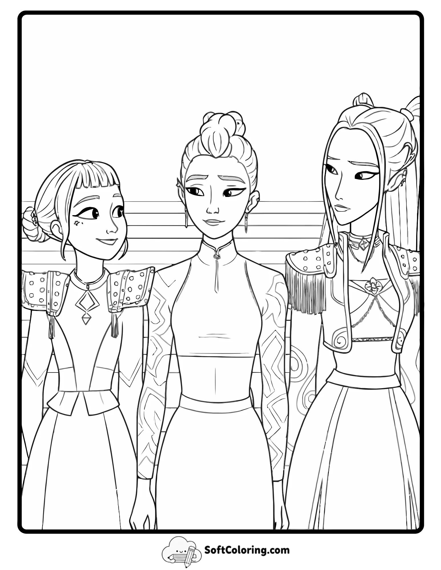 Hunterix Trio Elegant Outfits