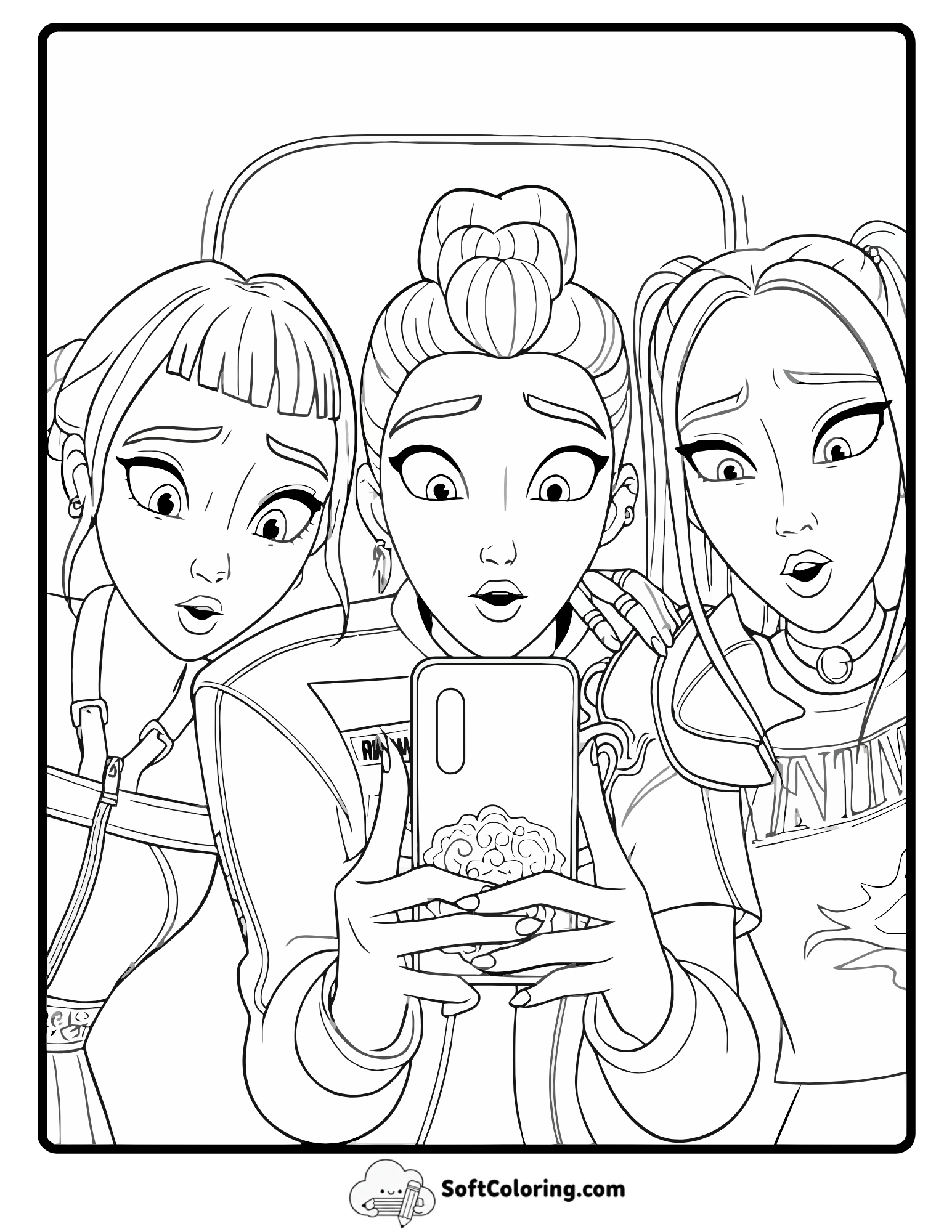 Huntrix Mira Phone Surprised