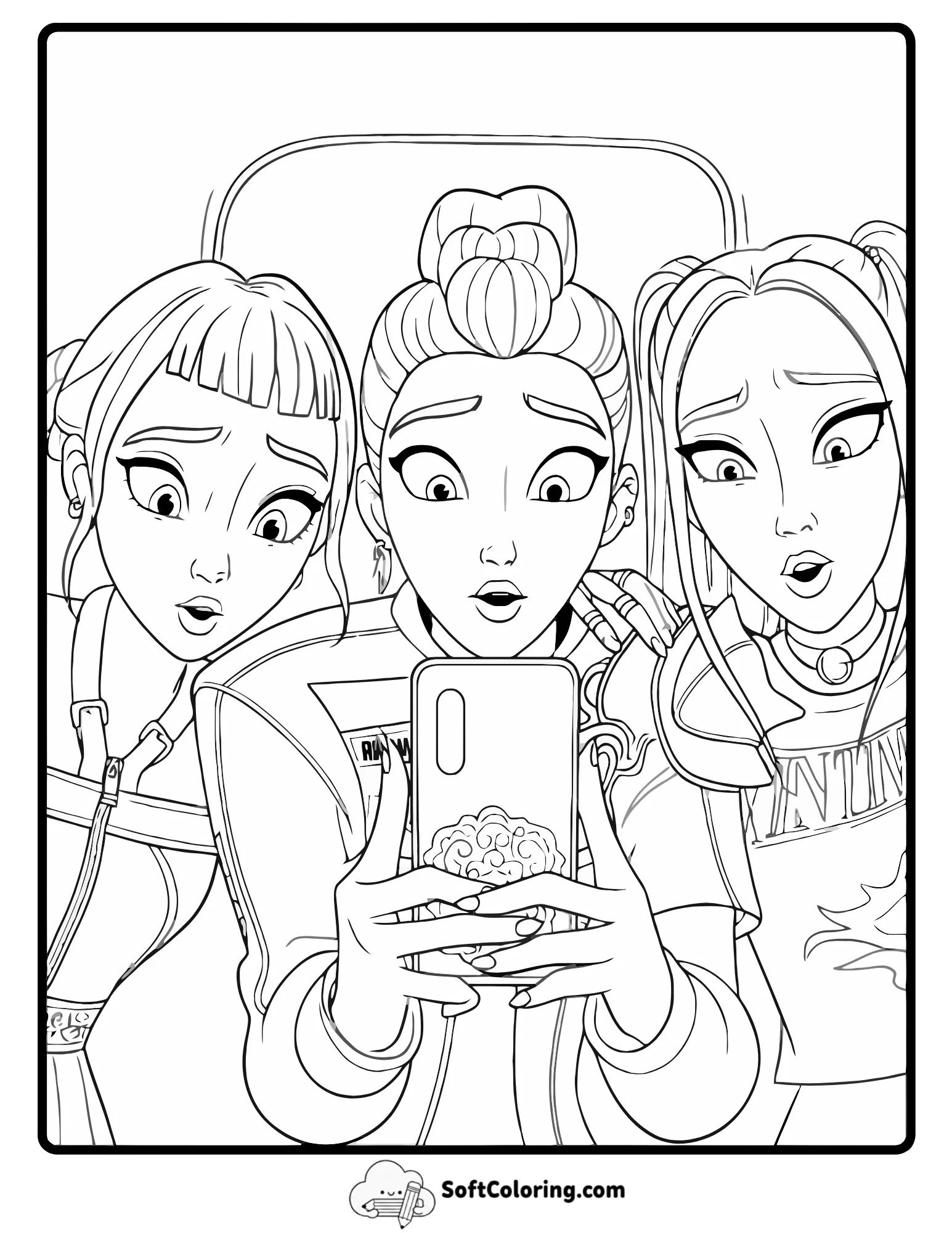 Huntrix Mira Phone Surprised