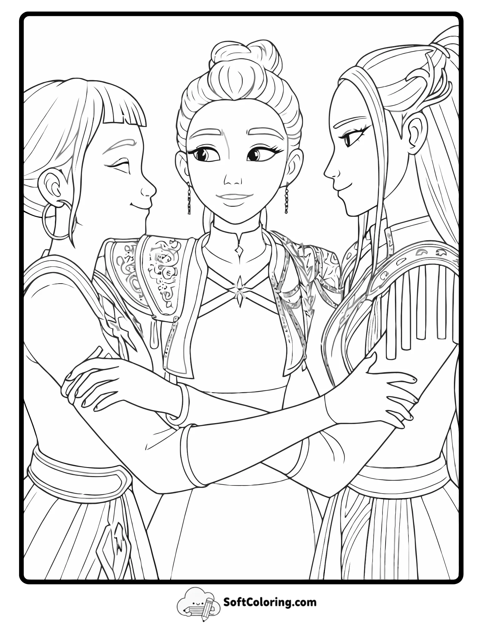 Huntrix Sisters Unity Moment