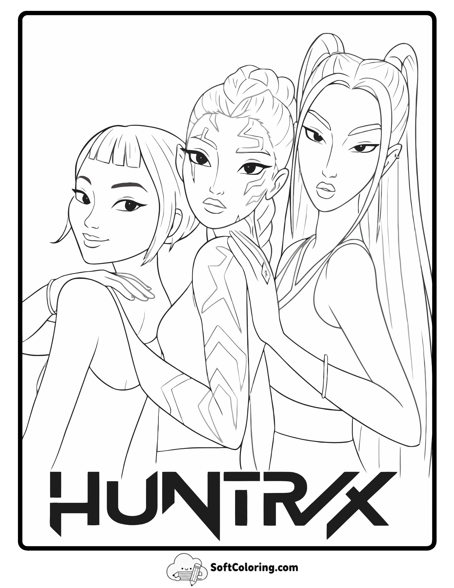 Huntrix Trio Signature Pose