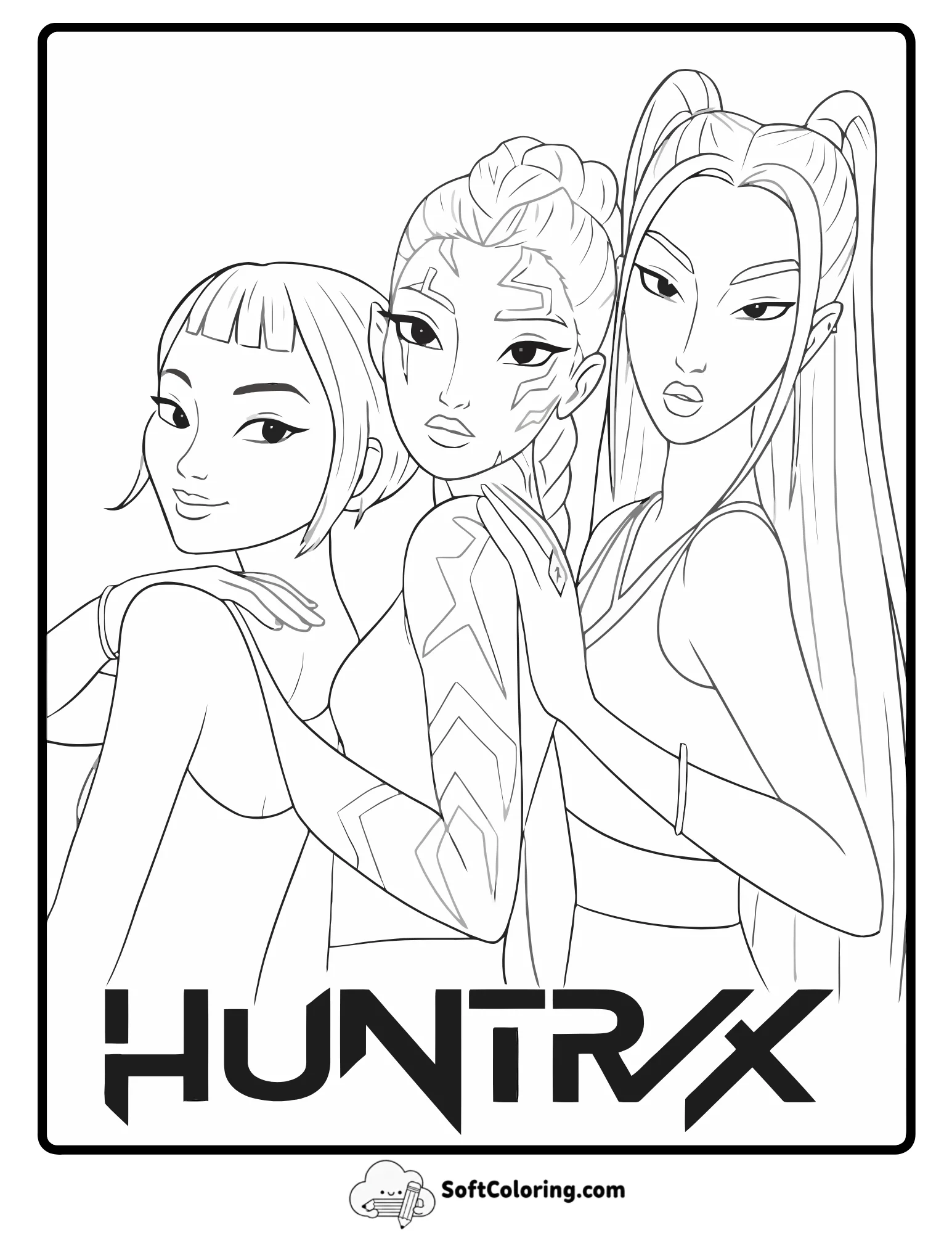 Huntrix Trio Signature Pose
