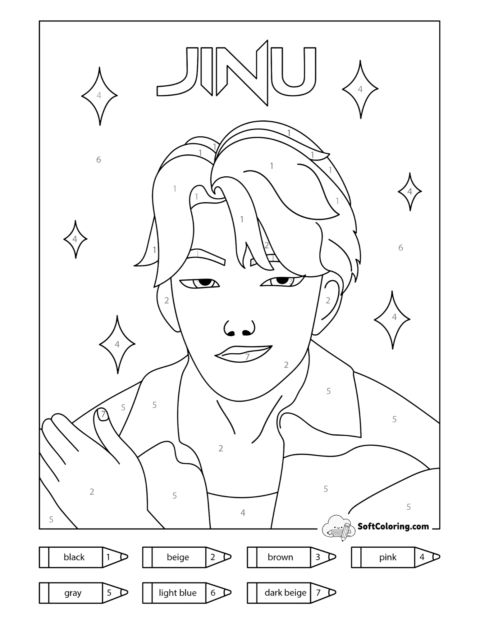 Jinu Color By Number