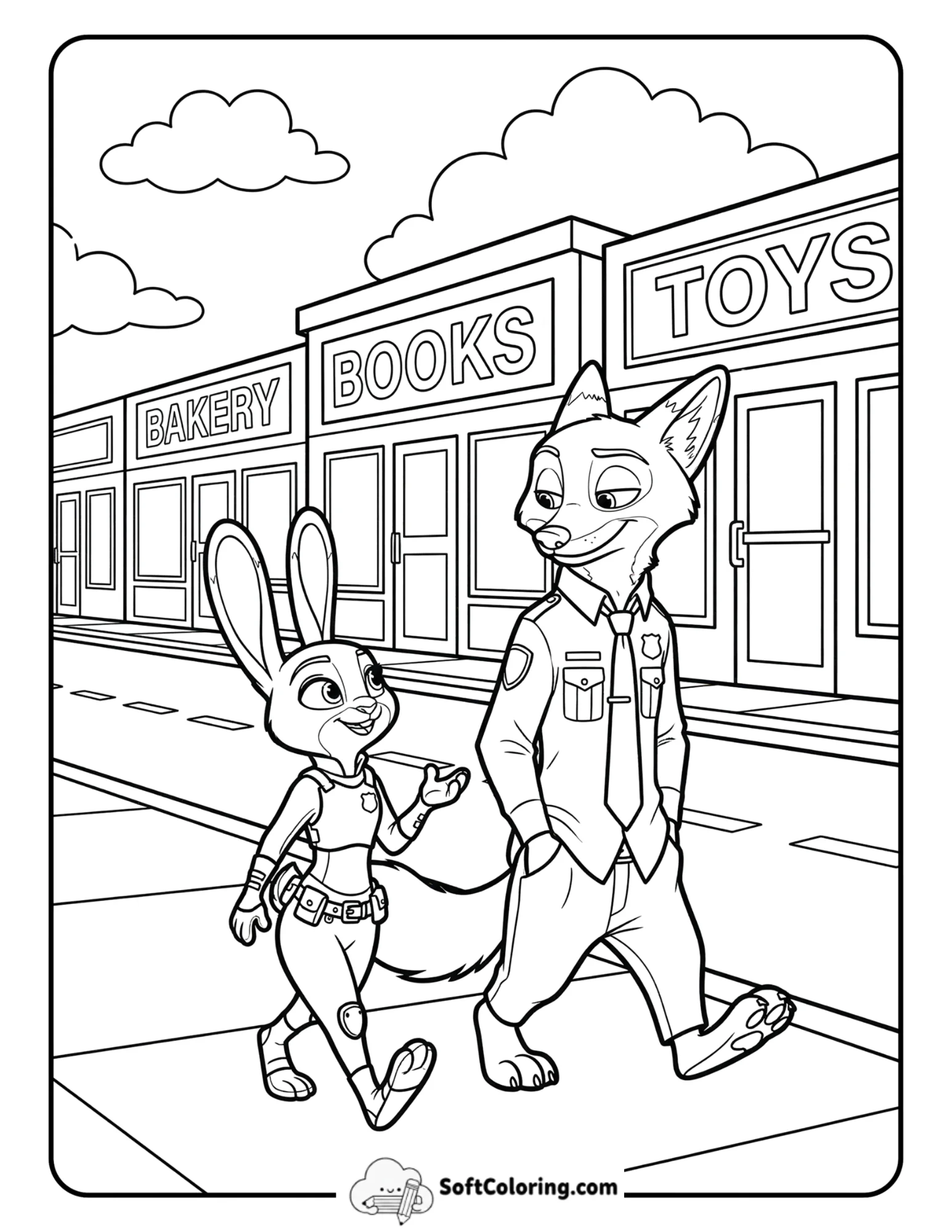 Judy And Nick Street Patrol