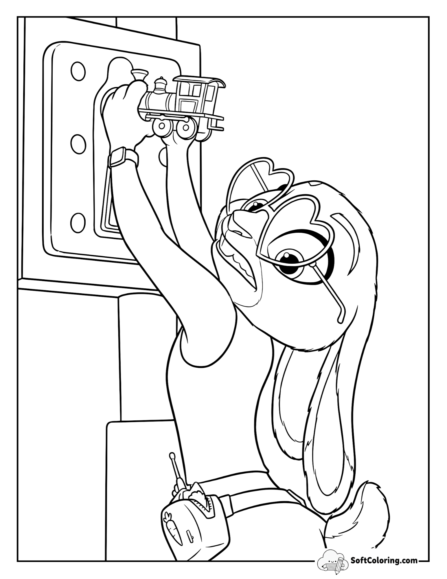 Judy Hopps Wearing Large Heart-Shaped Glasses