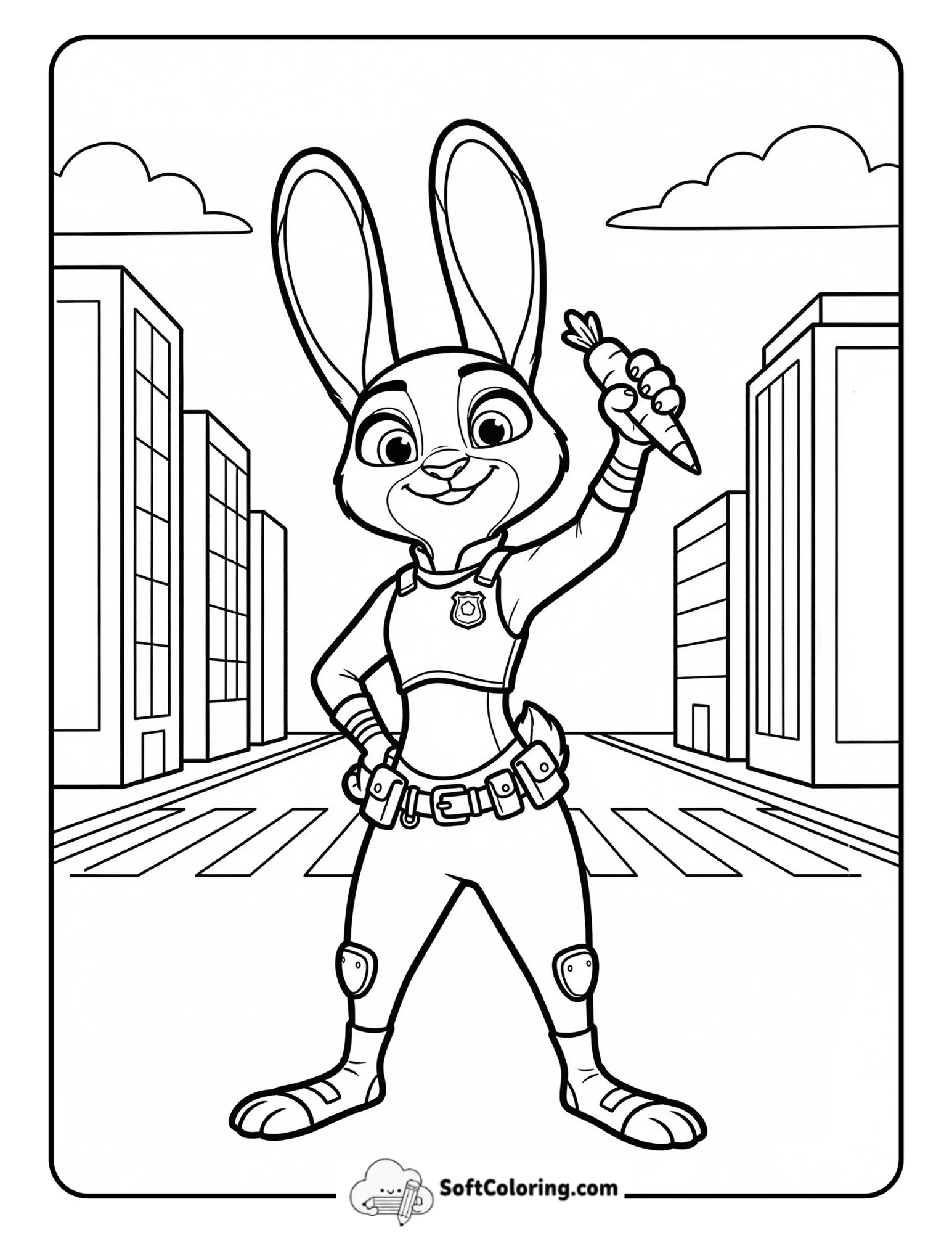 Judy Hopps Ready For Patrol