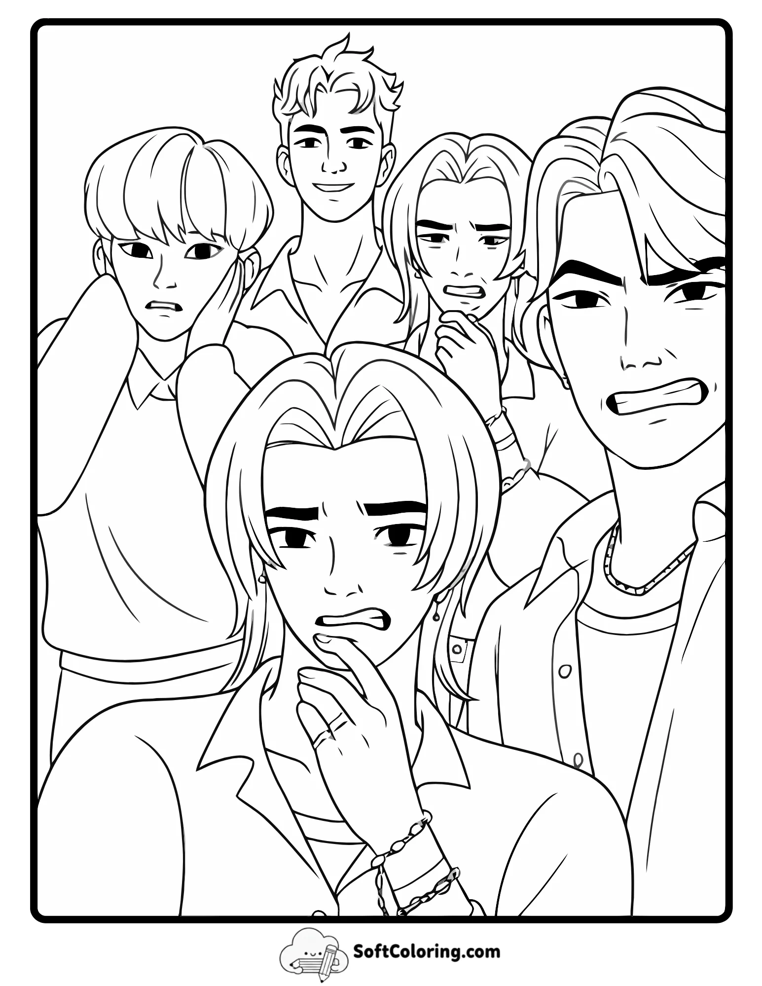 Kpop Boy Band Funny Expression