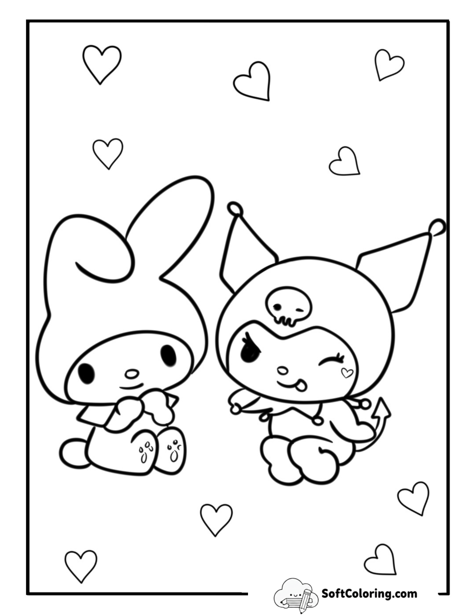 Kuromi Puts On A Show For My Melody