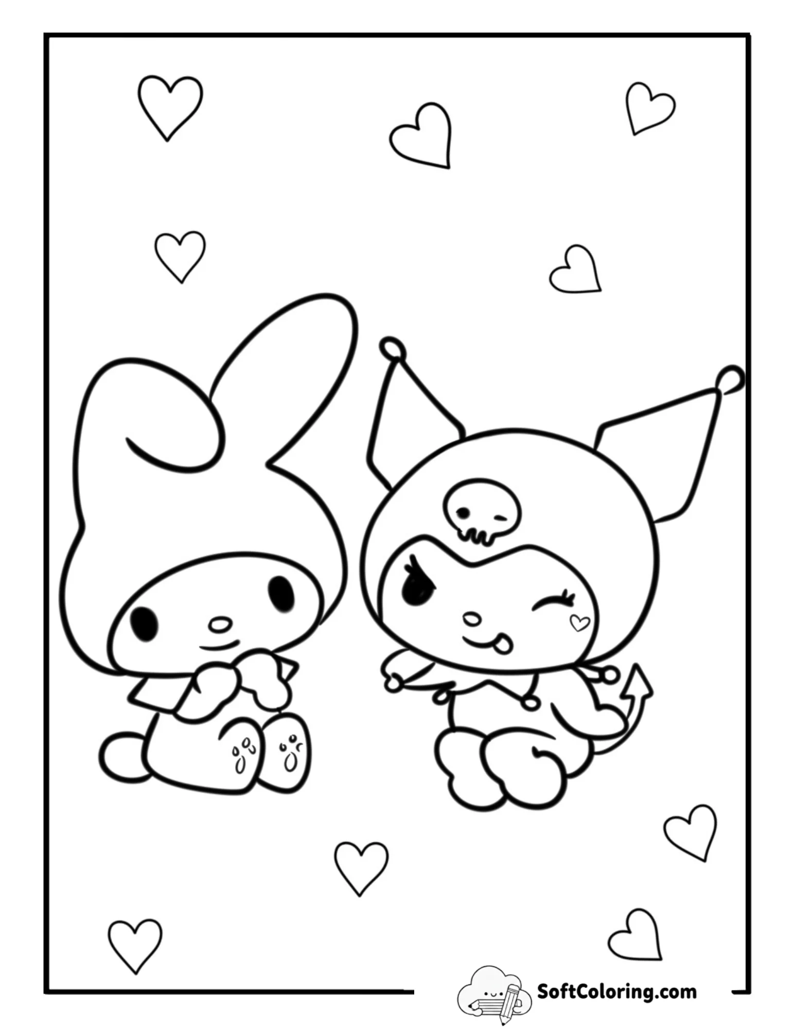 Kuromi Puts On A Show For My Melody