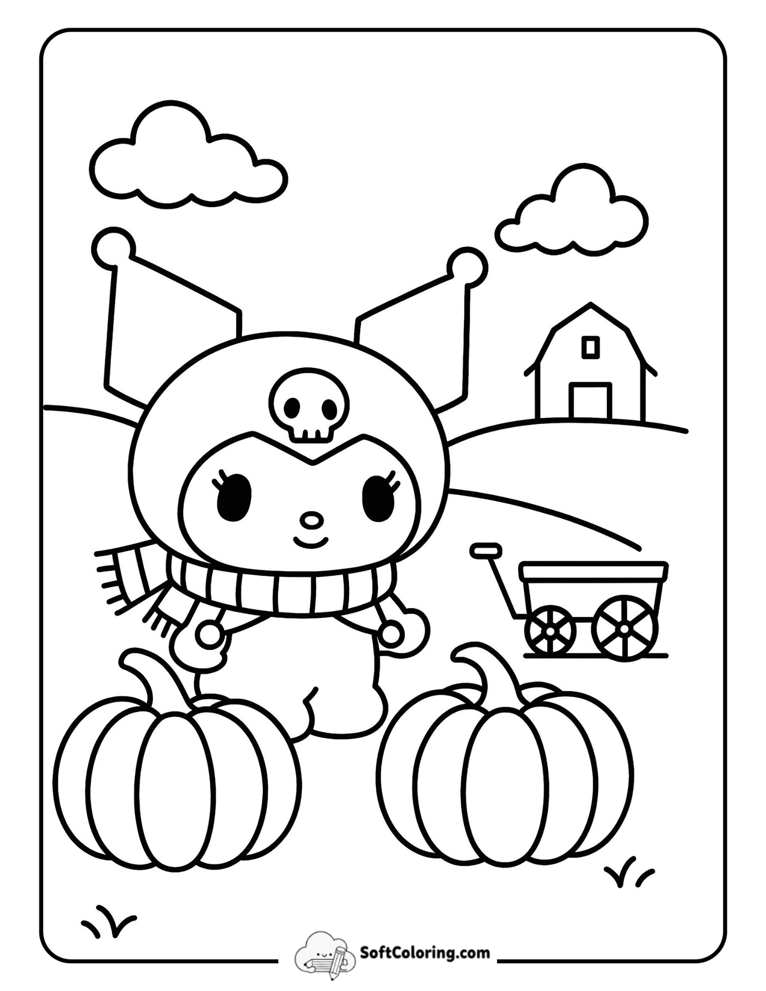 Kuromi Autumn Pumpkin Patch