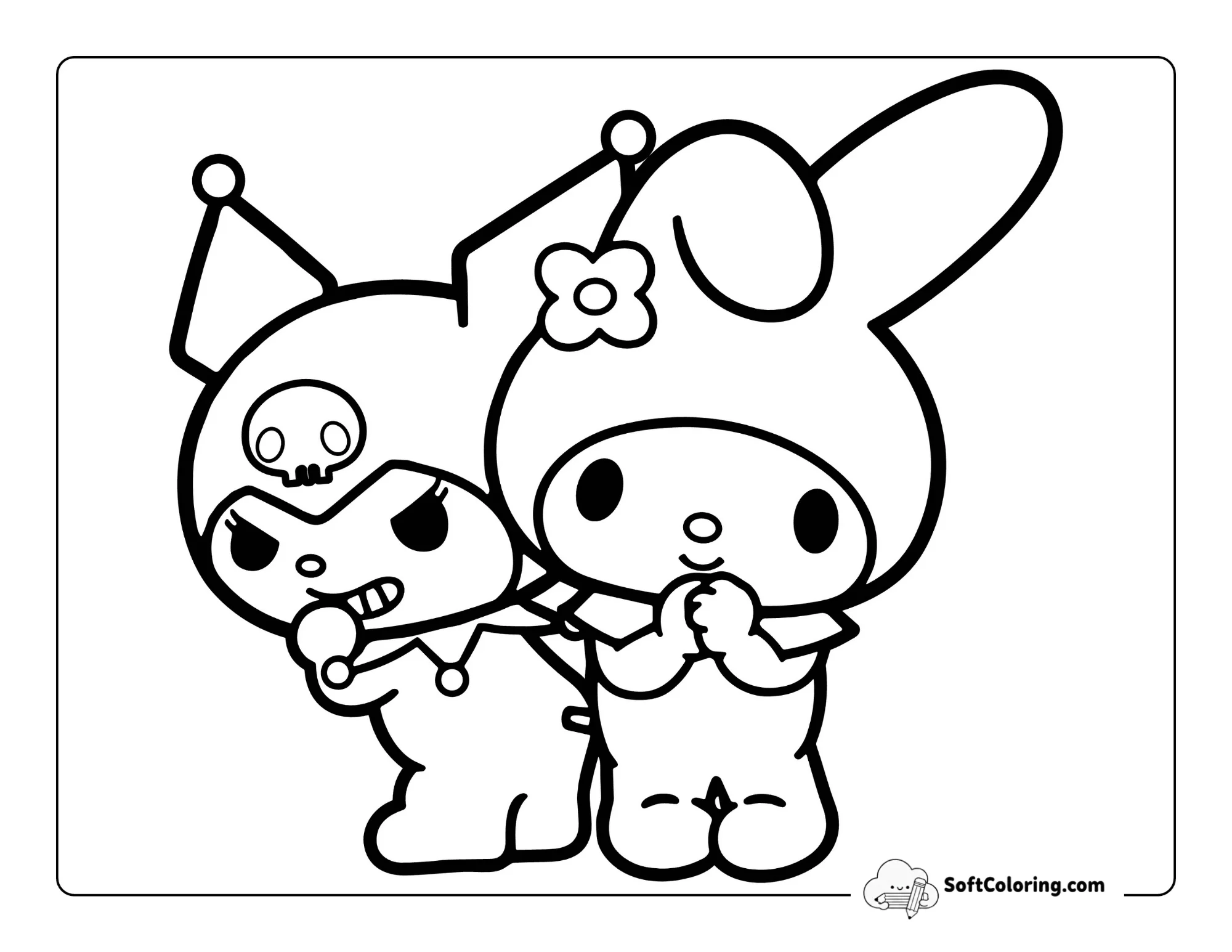 Kuromi And My Melody-Inspired