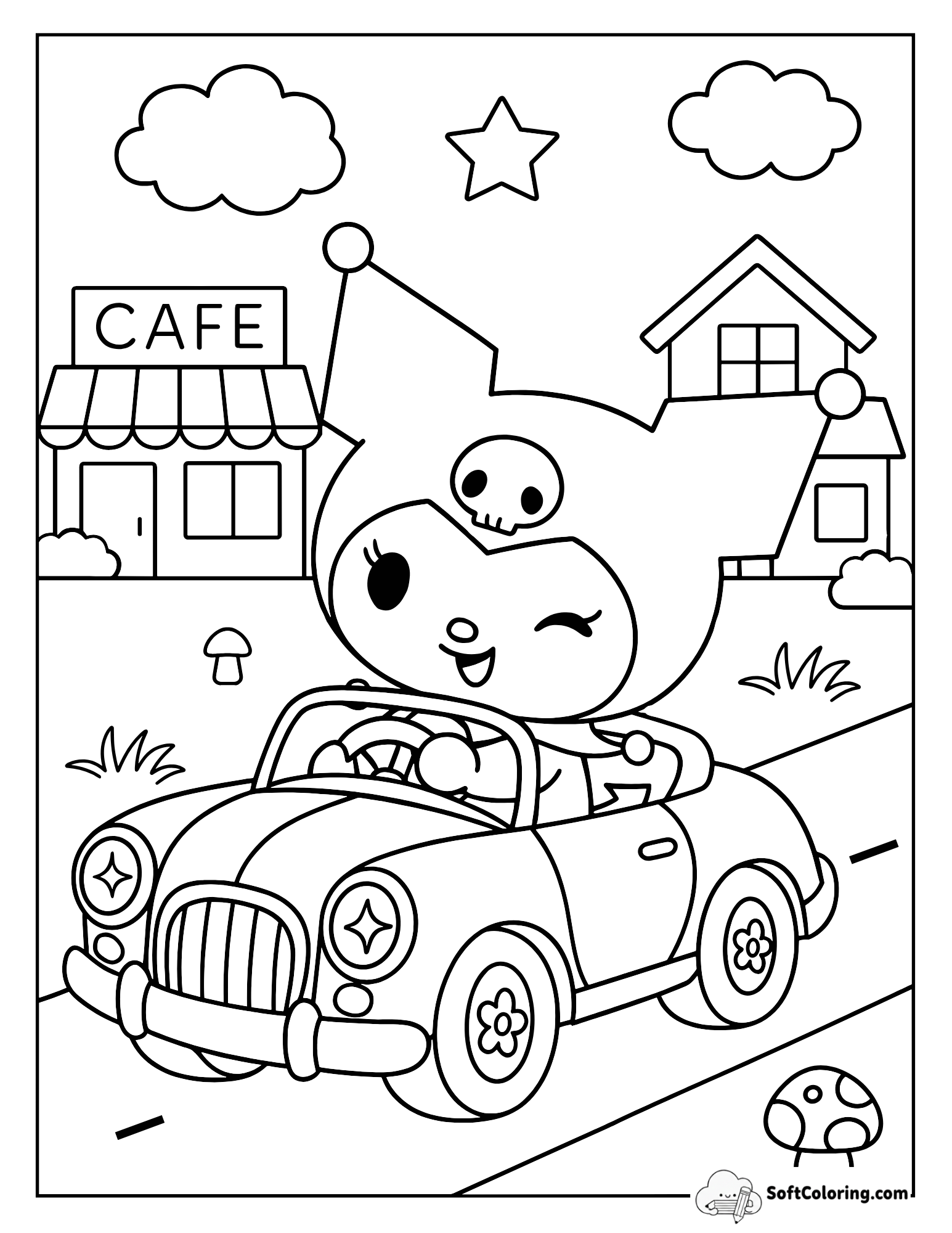 Kuromi Is Off On A Fun-Filled Road Trip