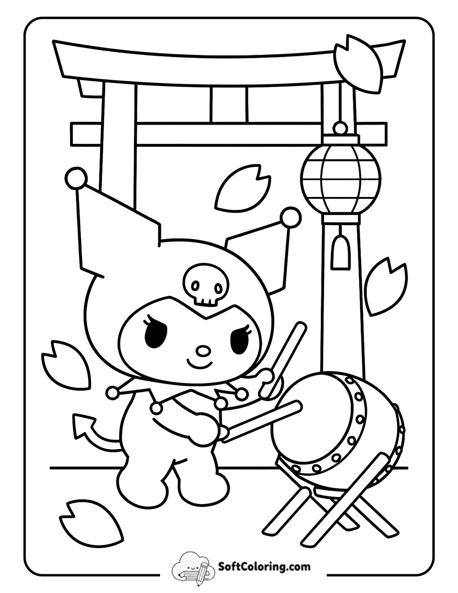 Kuromi Sakura Street Drummer