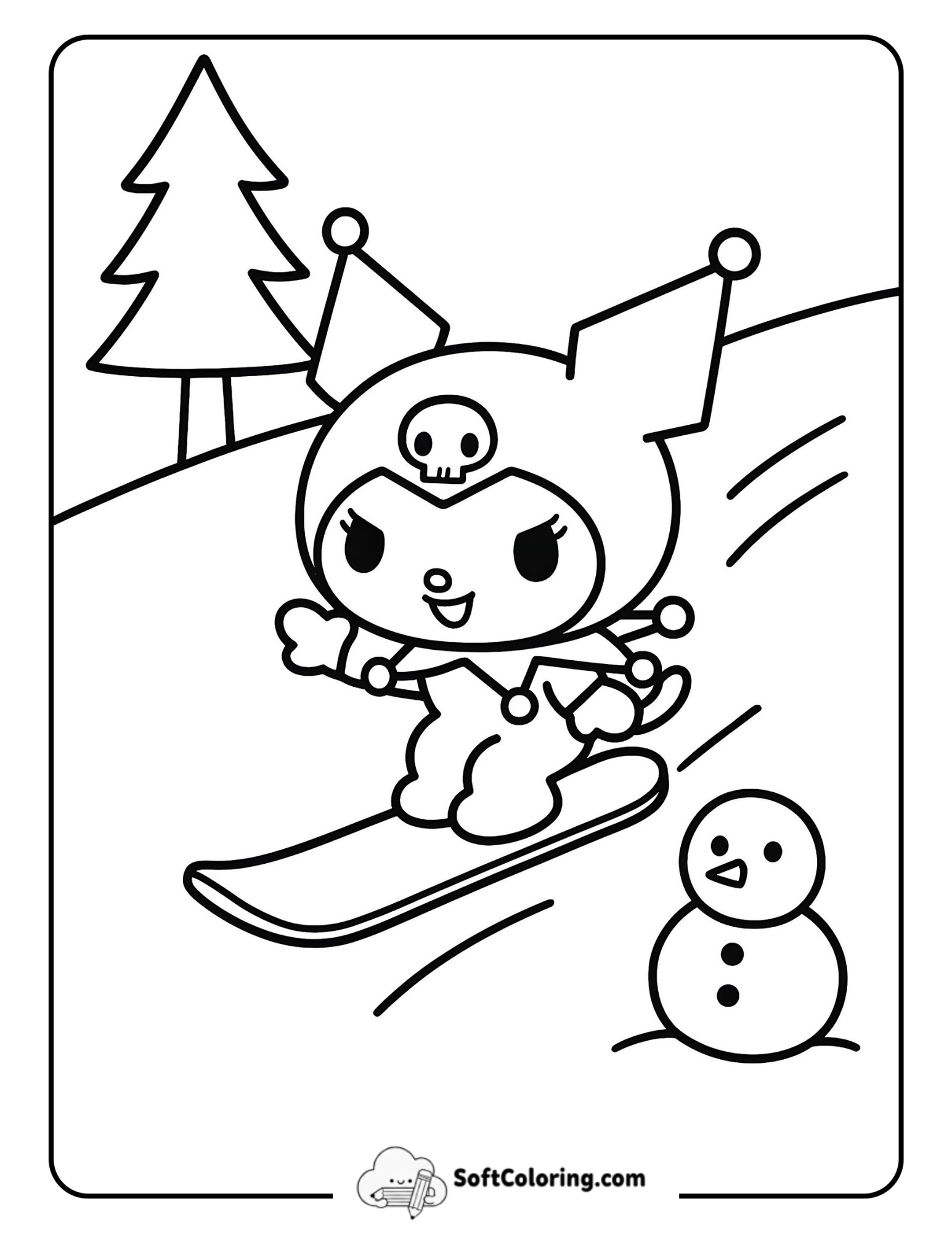 Kuromi Snowboard Dash