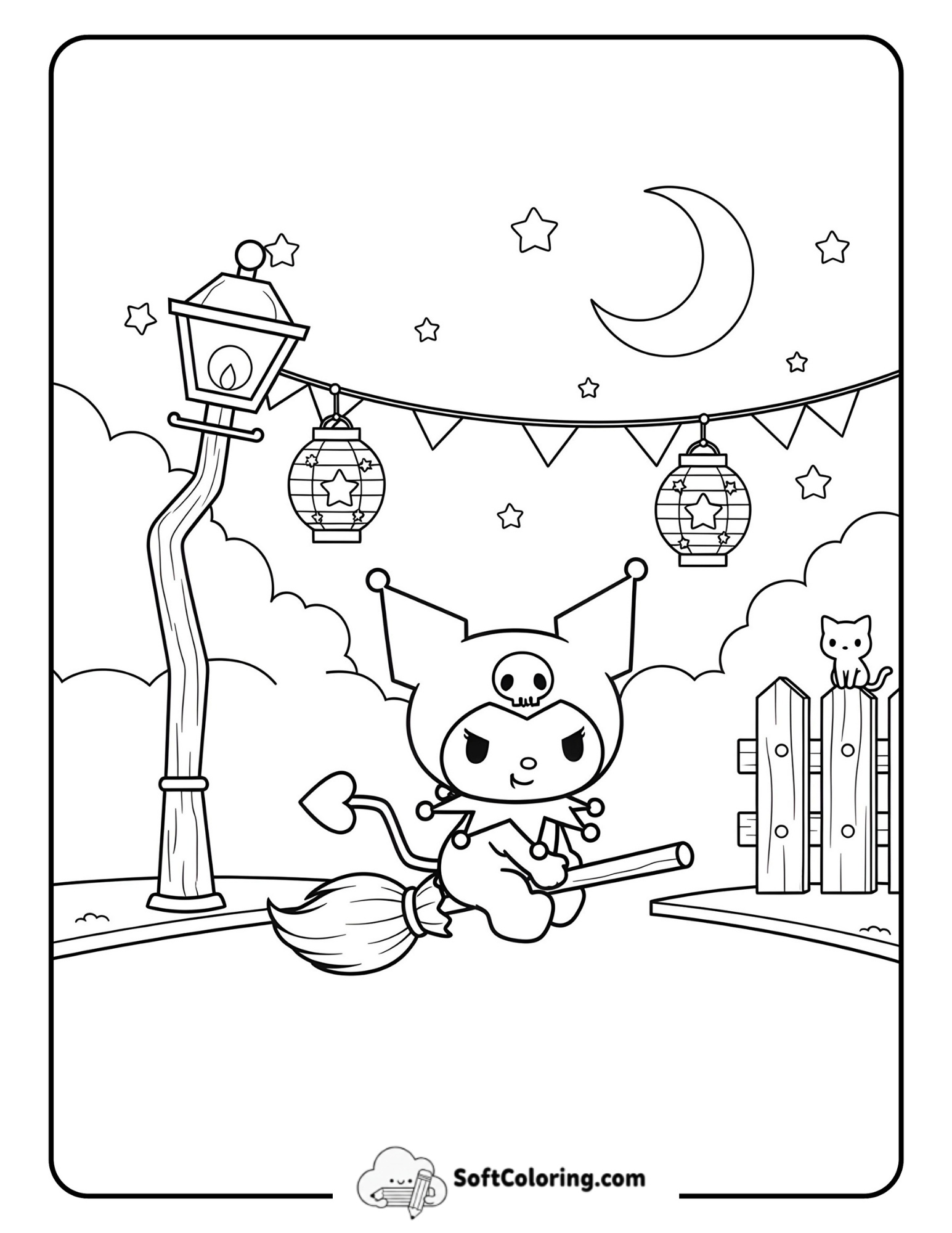 Kuromi Witch Night Parade With A Tiny Broom