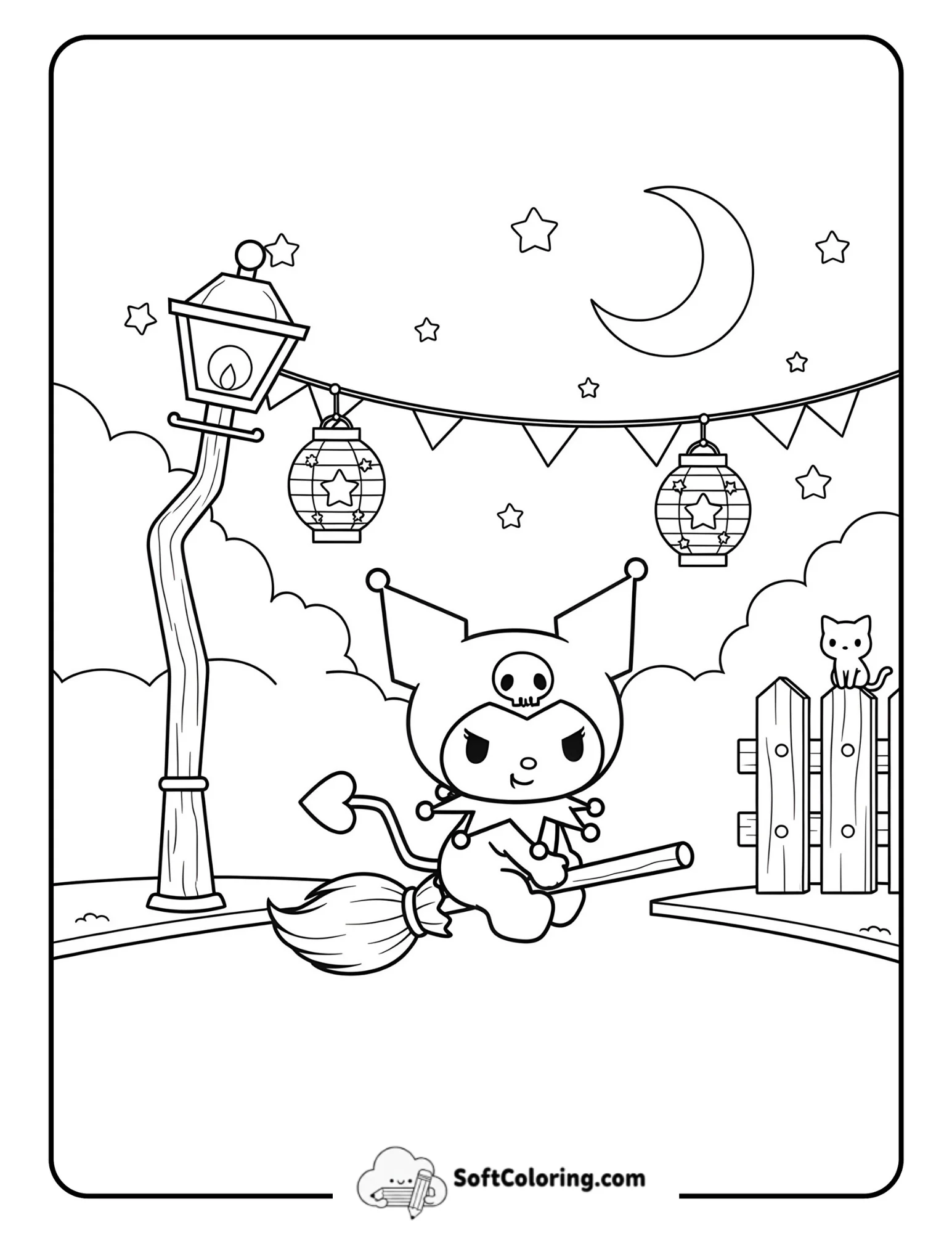 Kuromi Witch Night Parade With A Tiny Broom