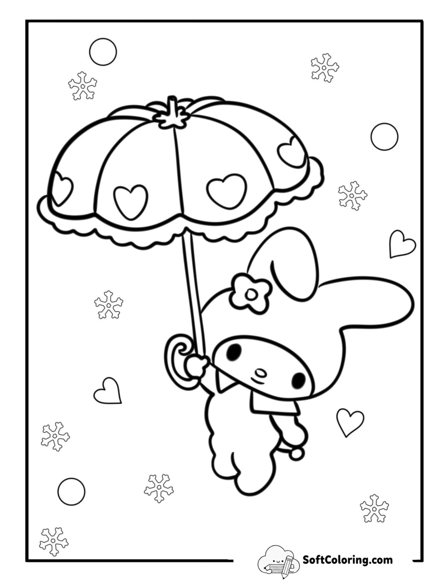 My Melody Floats Up For A Better View