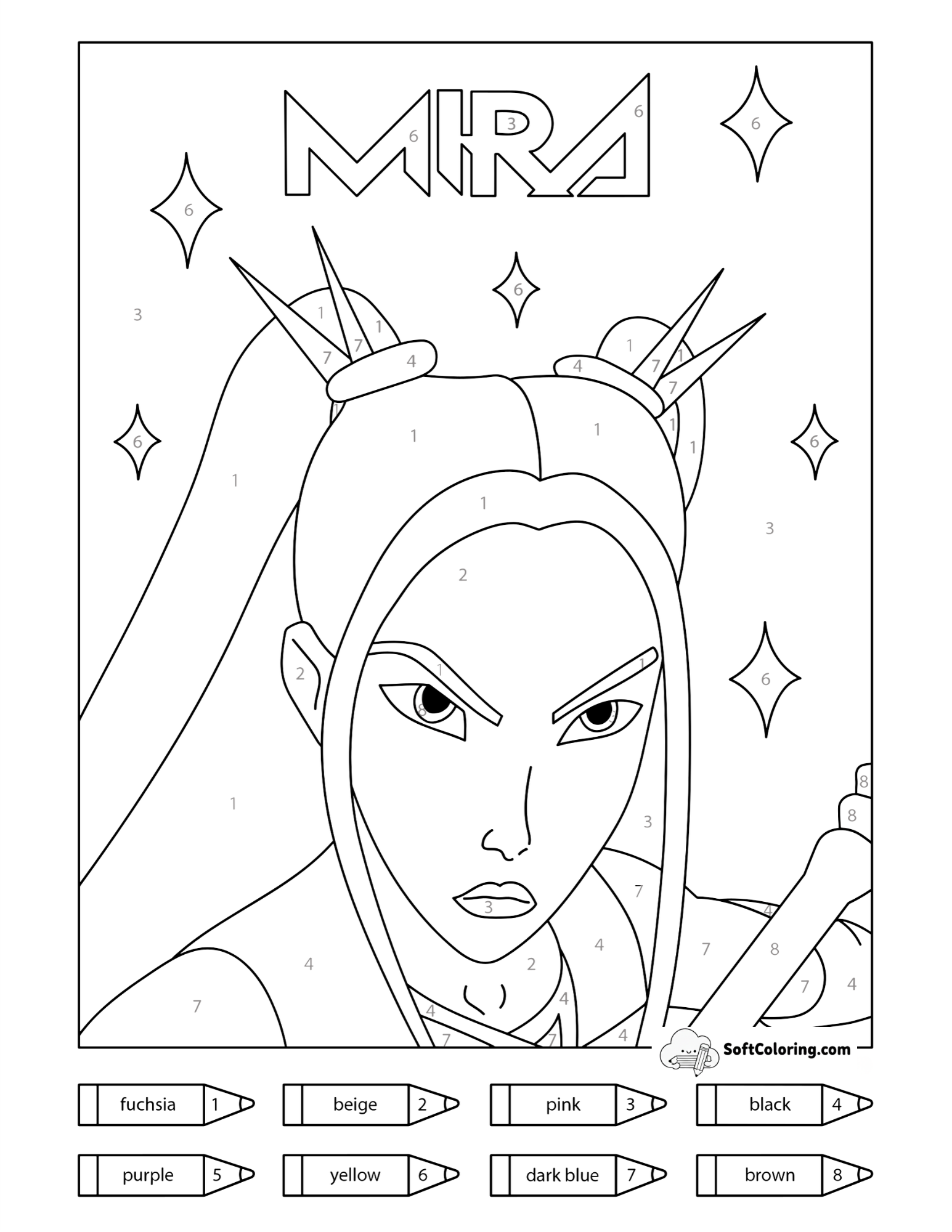 Mira Color By Number