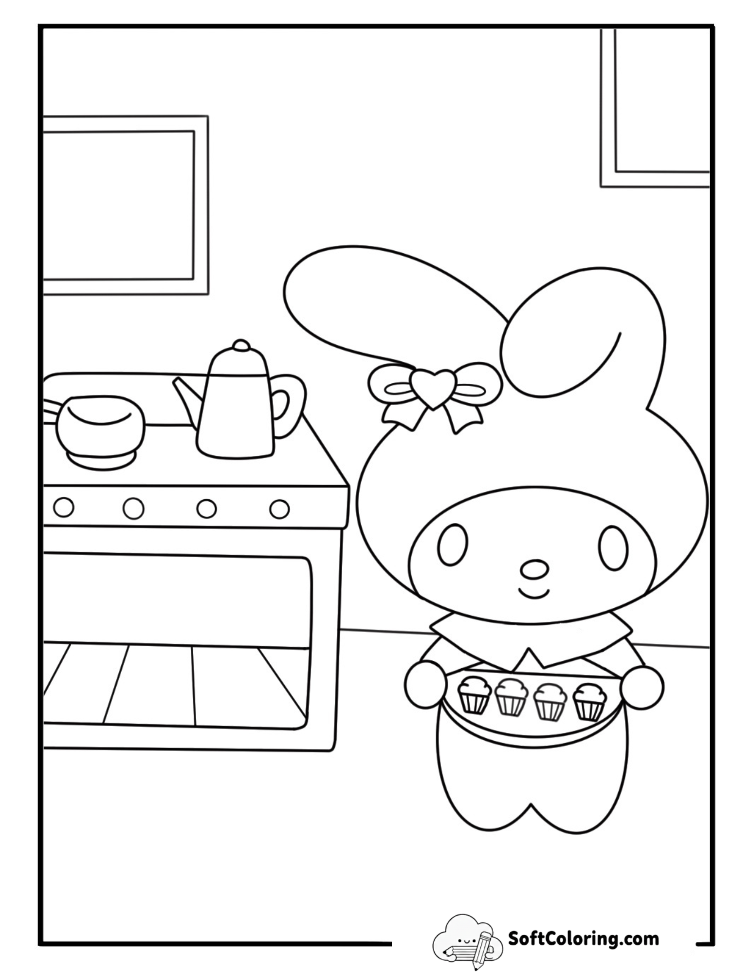My Melody Baking Cupcakes In A Small Kitchen