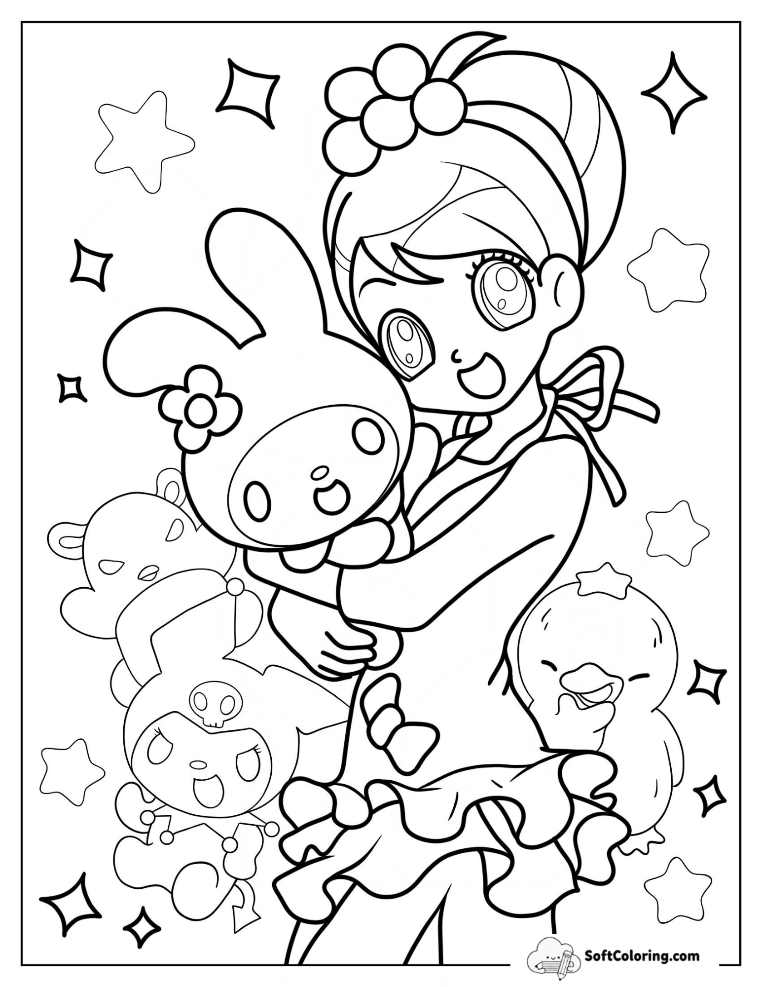 My Melody Hugging Uta Yumeno