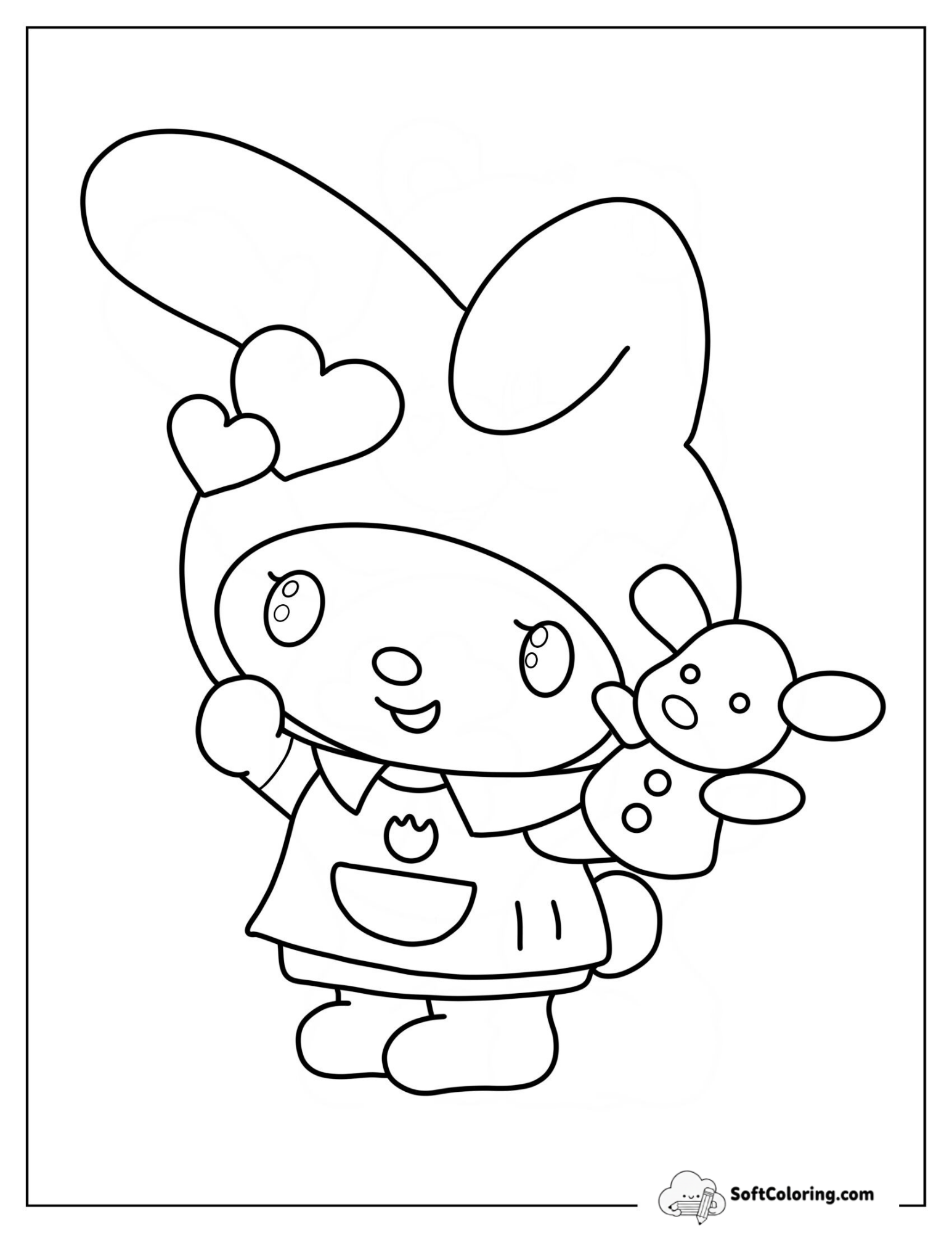 My Melody With Mouse Puppet